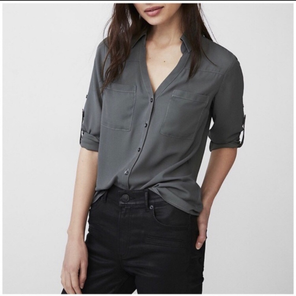EXPRESS PORTOFINO button up collared shirt.